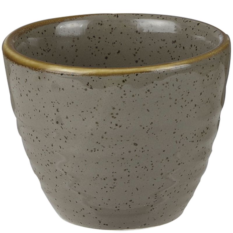 Ciotolina Ondulata 5,7 Cl Stonecast Peppercorn Grey - Churchill