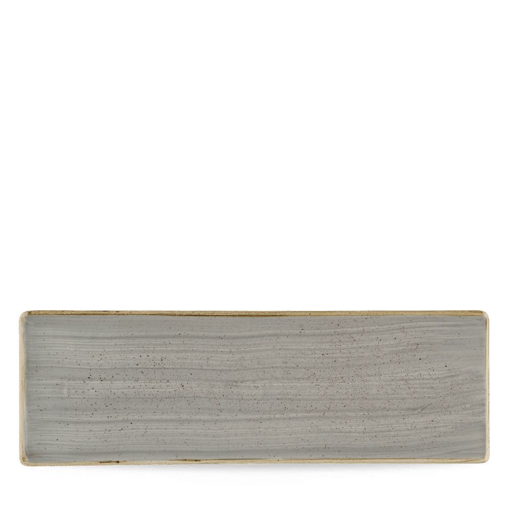 Piatto Rettangolare 33X11 cm Stonecast Peppercorn Grey - Churchill