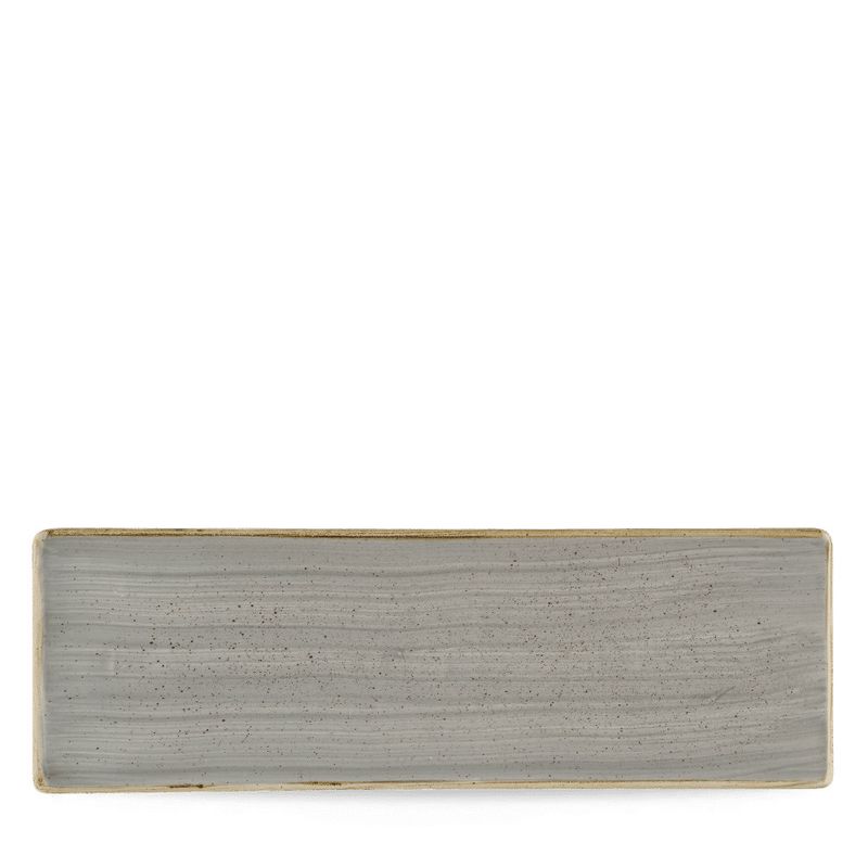 Piatto Rettangolare 33X11 cm Stonecast Peppercorn Grey - Churchill