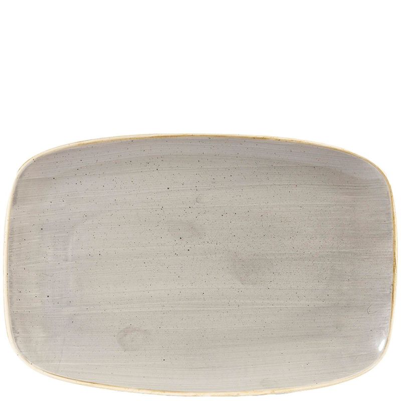 Piatto Oblungo 23,7 X 15,7 Cm Stonecast Peppercorn Grey - Churchill