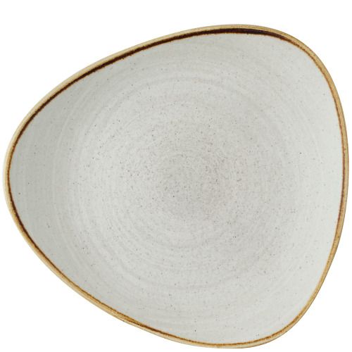 Piatto Triangolare 24,5 Cm Stonecast Raw Grey - Churchill