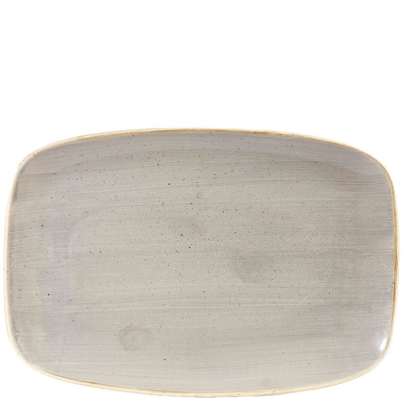 Piatto Oblungo 34,4 X 23,4 Cm Stonecast Peppercorn Grey - Churchill