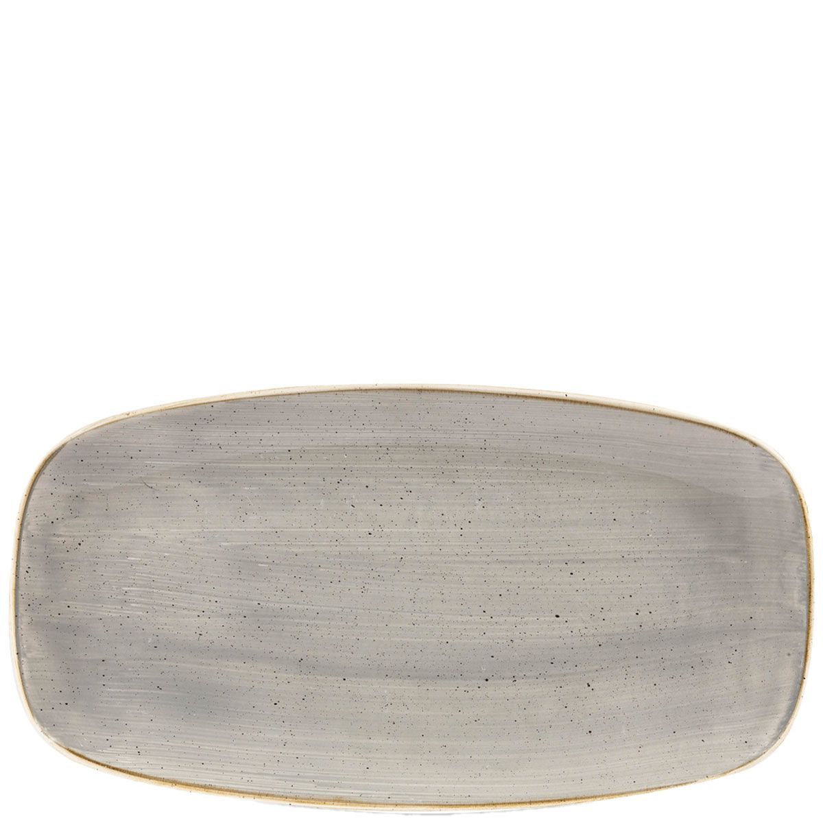 Piatto Oblungo 35,5 X 18,9 Cm Stonecast Peppercorn Grey - Churchill