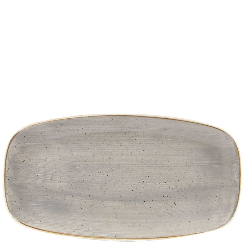 Piatto Oblungo 35,5 X 18,9 Cm Stonecast Peppercorn Grey - Churchill