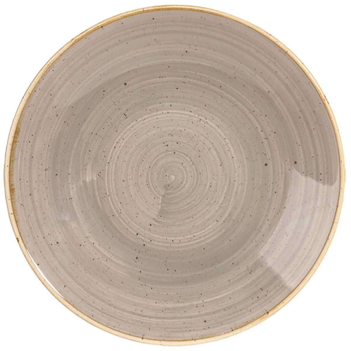 Piatto Fondo Coupe 22,5 Cm Stonecast Peppercorn Grey - Churchill