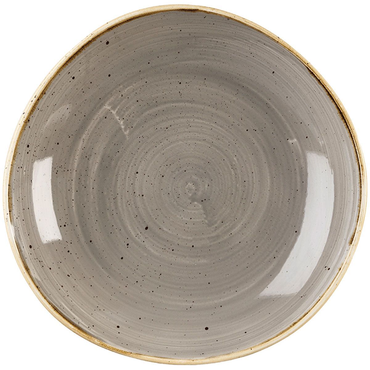Piatto Fondo Organic 25,3 Cm Stonecast Peppercorn Grey - Churchill
