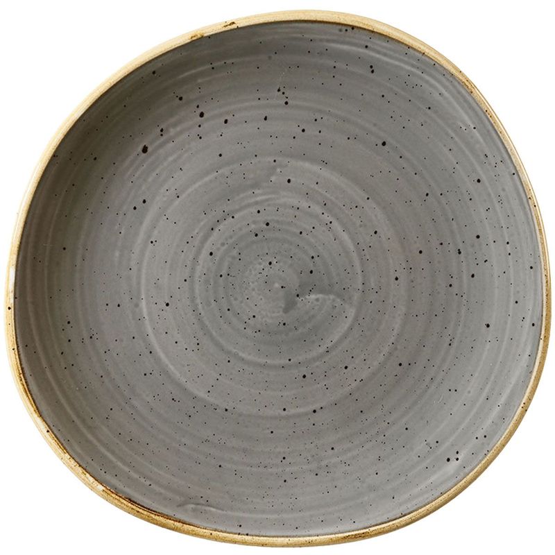 Piatto Piano Organic 21 Cm Stonecast Peppercorn Grey - Churchill