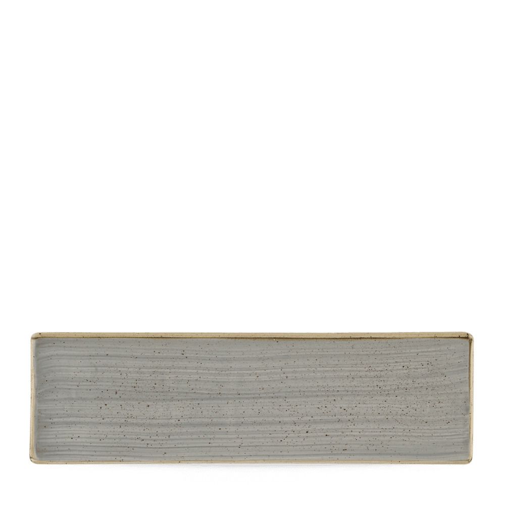 Piatto Rettangolare 30X9 cm Stonecast Peppercorn Grey - Churchill