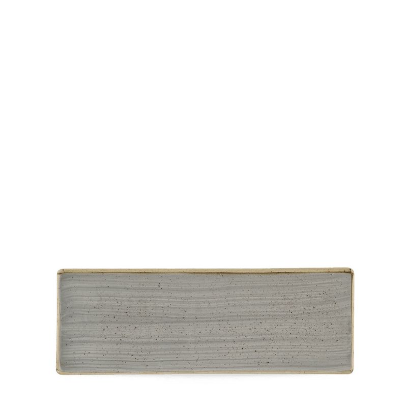 Piatto Rettangolare 25X9 cm Stonecast Peppercorn Grey - Churchill