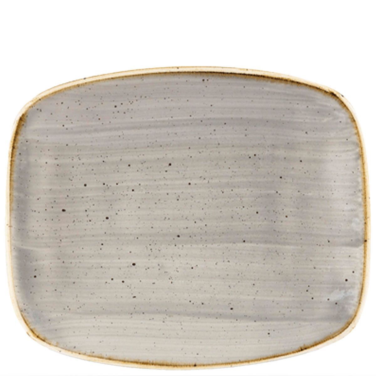 Piatto Oblungo 15,4 X 12,6 Cm Stonecast Peppercorn Grey - Churchill