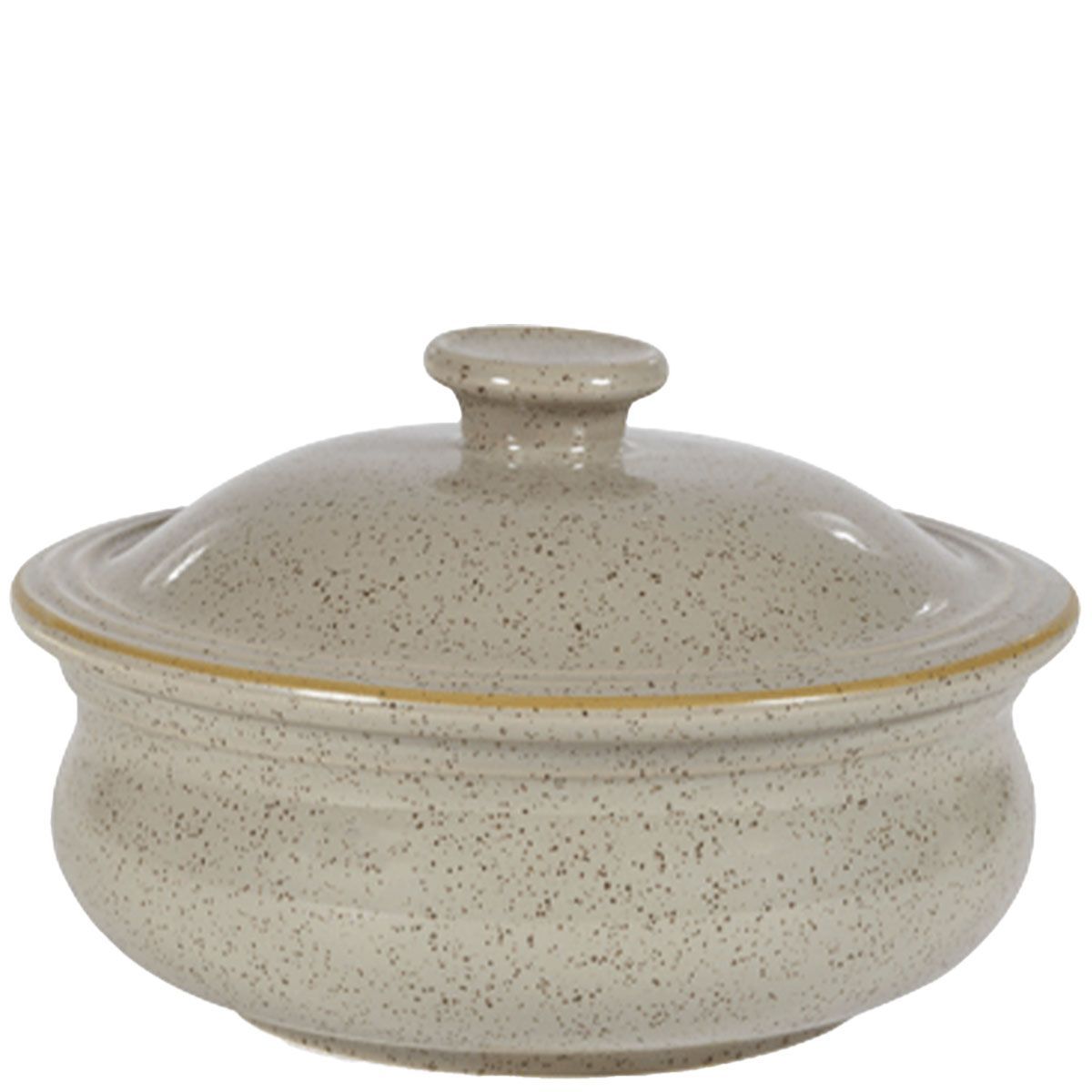 Ciotola Zuppa con coperchio 14 Cm Stonecast Peppercorn Grey - Churchill