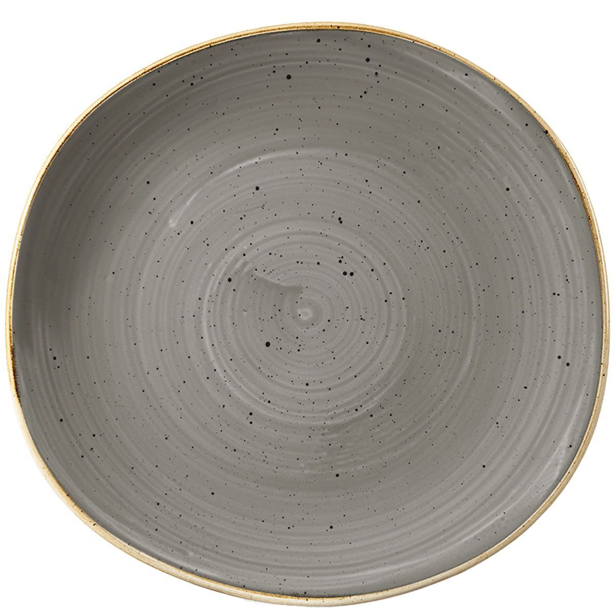 Piatto Piano Organic 26,4 Cm Stonecast Peppercorn Grey - Churchill