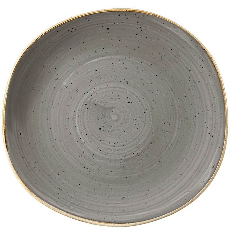 Piatto Piano Organic 26,4 Cm Stonecast Peppercorn Grey - Churchill