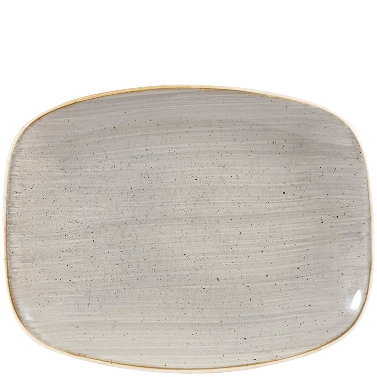 Piatto Oblungo 26,1 X 20,2 Cm Stonecast Peppercorn Grey - Churchill
