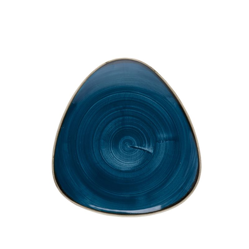 Piatto Triangolare 22,9 Cm Stonecast Java Blue - Churchill