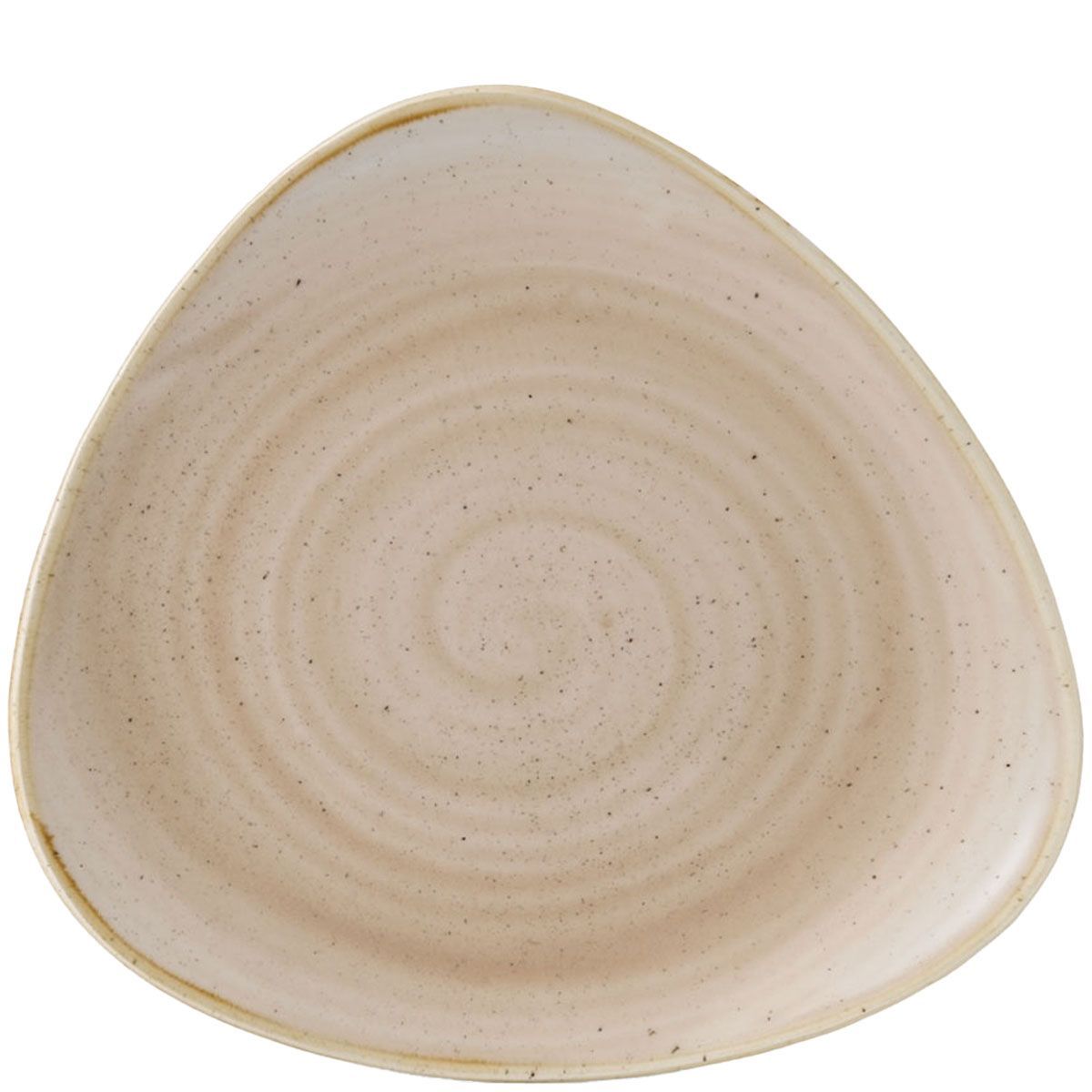 Piatto Triangolare 19,2 Cm Stonecast Nutmeg Cream - Churchill