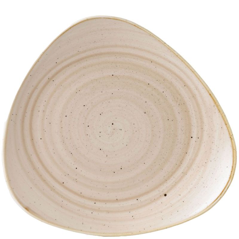 Piatto Triangolare 31,1 Cm Stonecast Nutmeg Cream - Churchill