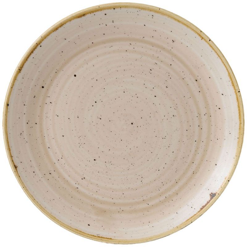 Piatto Piano Coupe 16,5 Cm Stonecast Nutmeg Cream - Churchill