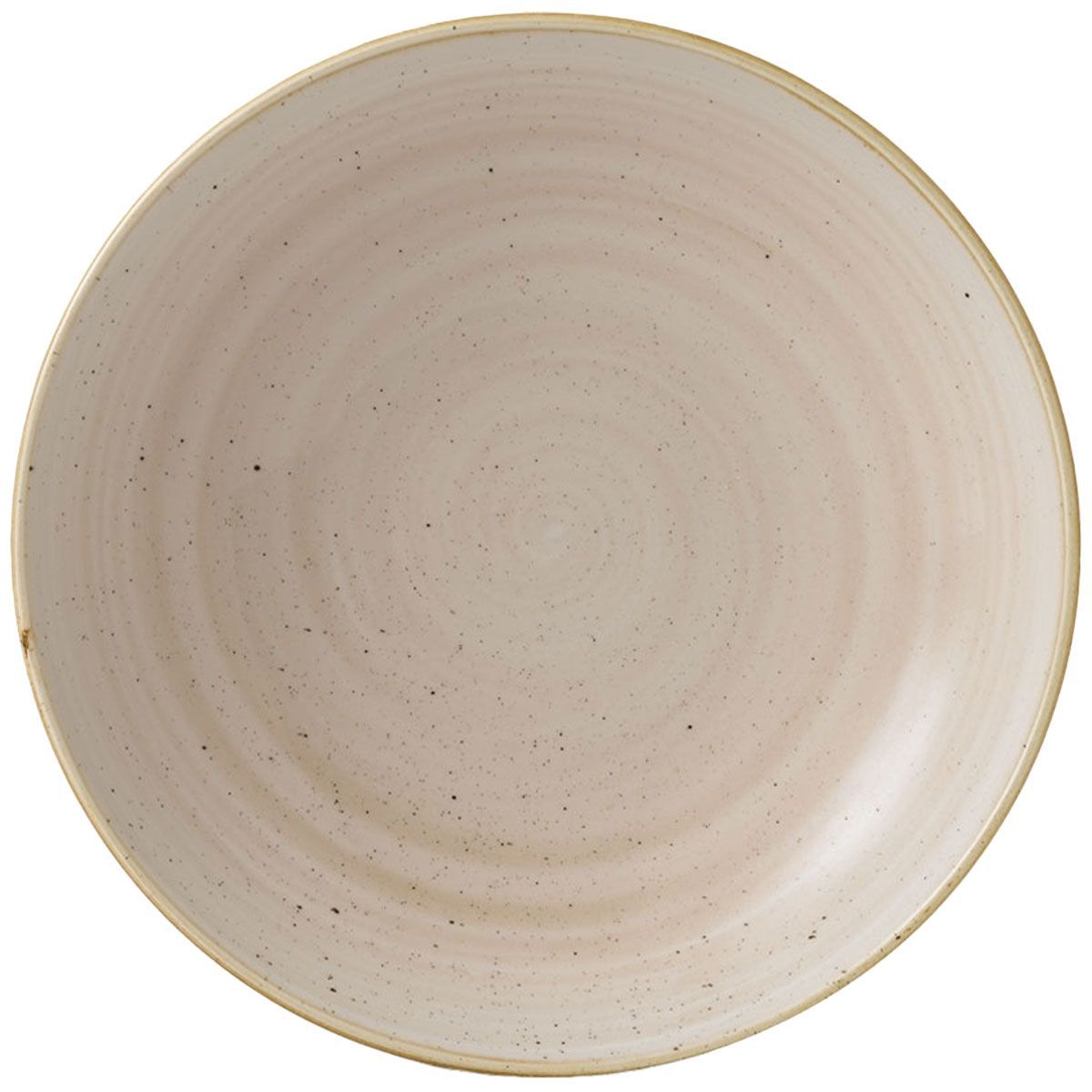 Ciotola Fonda Coupe 24,8 Cm Stonecast Nutmeg Cream - Churchill