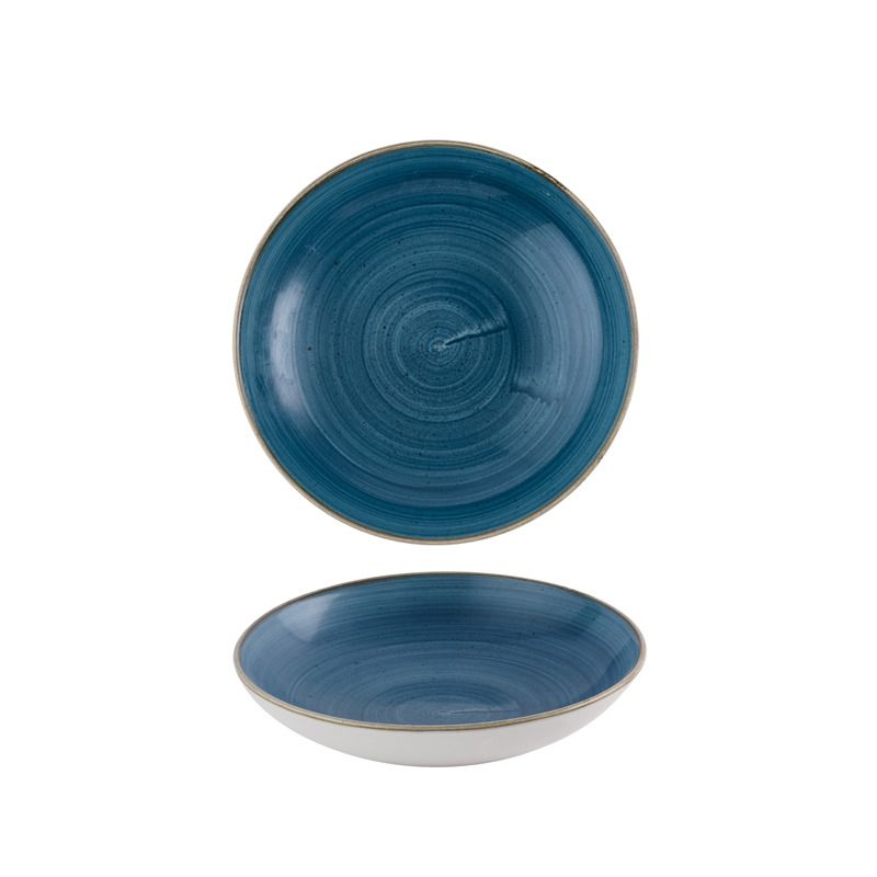 Ciotola Fonda Coupe 18,2 Cm Stonecast Java Blue - Churchill
