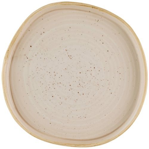 Piatto Bordo Verticale 25 Cm Stonecast Nutmeg Cream - Churchill
