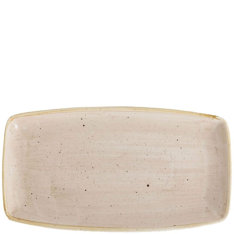 Piatto Oblungo 34,5 X 18 Cm Stonecast Nutmeg Cream - Churchill