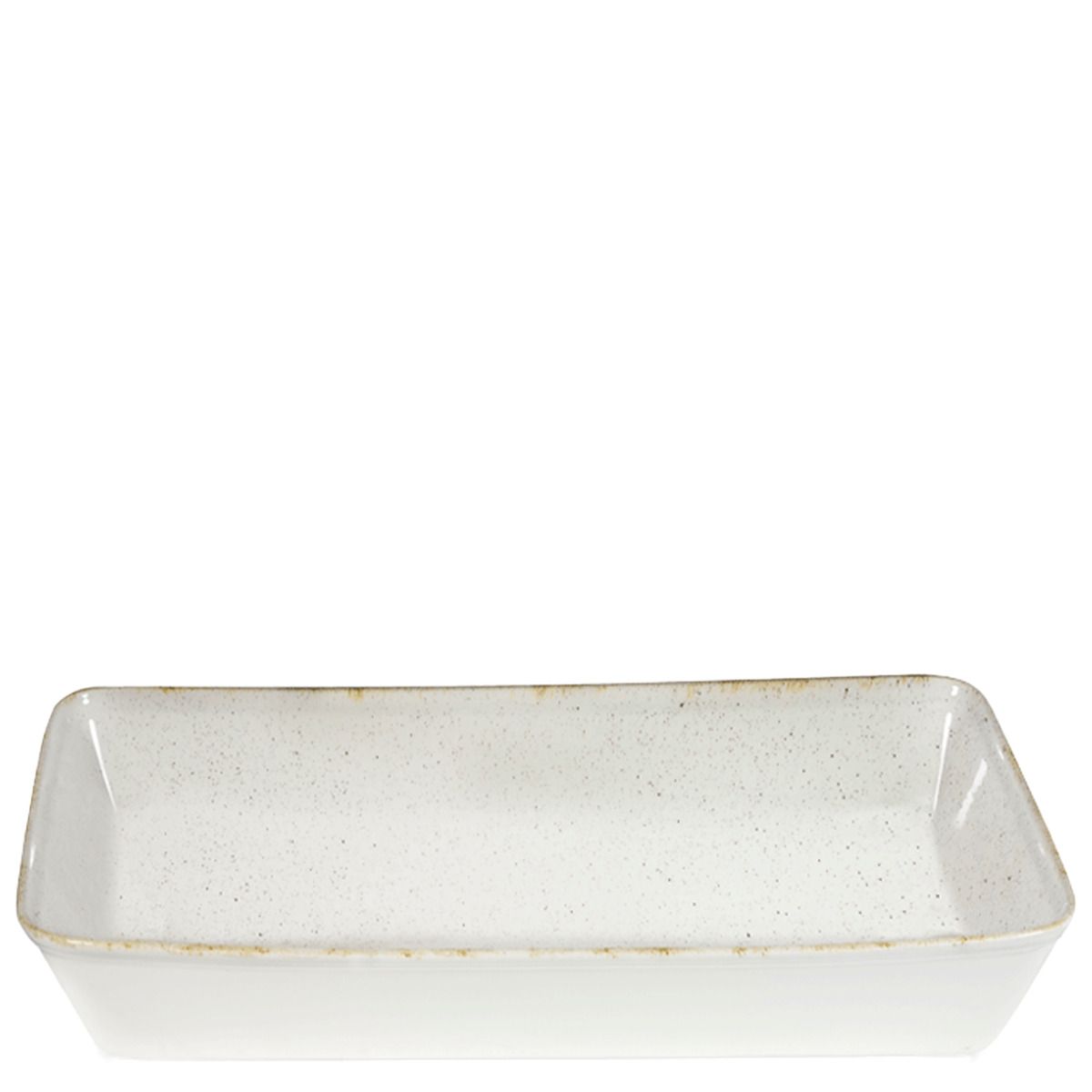 Piatto Rettangolare 38 X 25 Cm Stonecast Barley White Alchemy Buffet Ceramic Servingware - Churchill