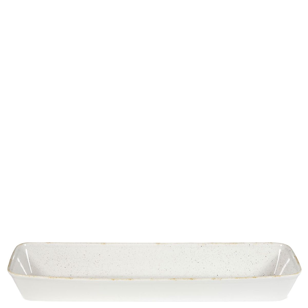 Piatto Rettangolare 53 X 16 Cm Stonecast Barley White Alchemy Buffet Ceramic Servingware - Churchill