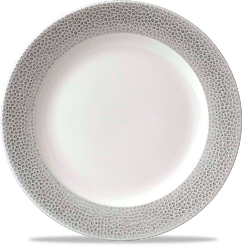 Piatto Piano 26,1 Cm Isla Spinwash Shale Grey - Churchill