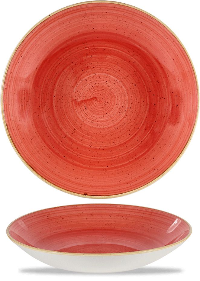Piatto Fondo 31 Cm Stonecast Berry Red - Churchill