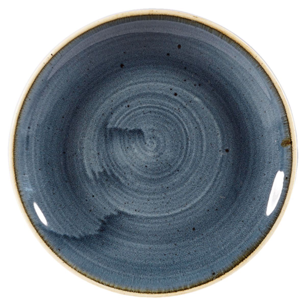 Piatto Piano Coupe 16,5 Cm Stonecast Blueberry - Churchill