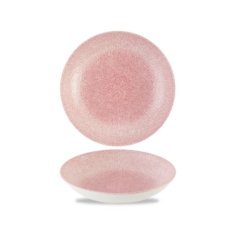 Piatto Fondo 24,8 Cm Studio Prints Raku Rose Quartz Pink - Churchill