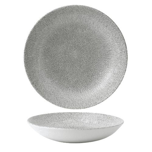 Piatto Fondo 18,2 Cm Studio Prints Raku Jasper Grey - Churchill