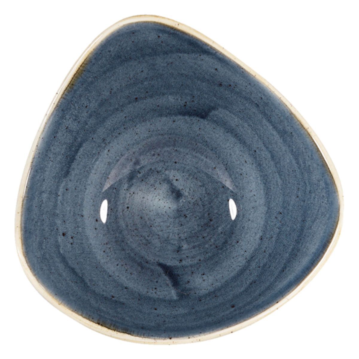 Ciotola Triangolare 23,5 Cm Stonecast Blueberry - Churchill