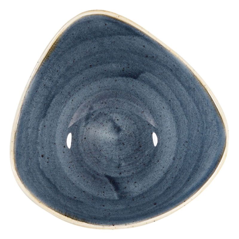 Ciotola Triangolare 23,5 Cm Stonecast Blueberry - Churchill