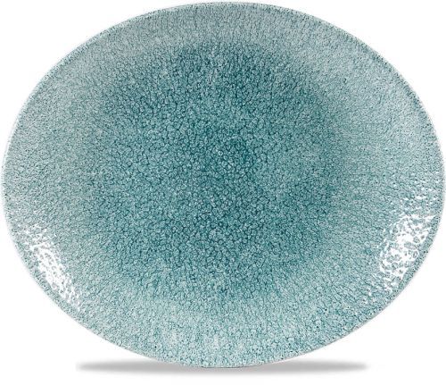 Piatto Ovale 27 X 22,9 Cm Studio Prints Raku Jade Grey - Churchill