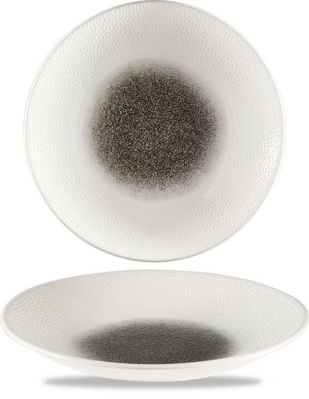 Piatto Fondo 28,1 Cm Isla Glass Quartz Black - Churchill
