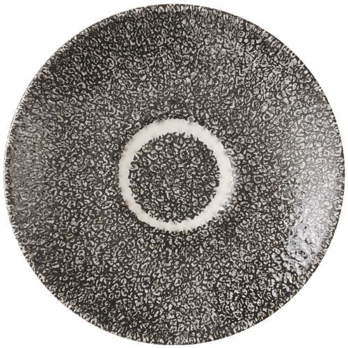 Sottotazza Espresso 11,8 Cm Studio Prints Raku Quartz Black - Churchill