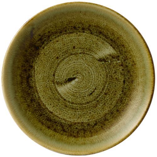 Piatto Piano 26 Cm Stonecast Plume Olive - Churchill