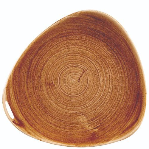 Piatto Triangolare 24,5 Cm Stonecast Patina Vintage Copper - Churchill