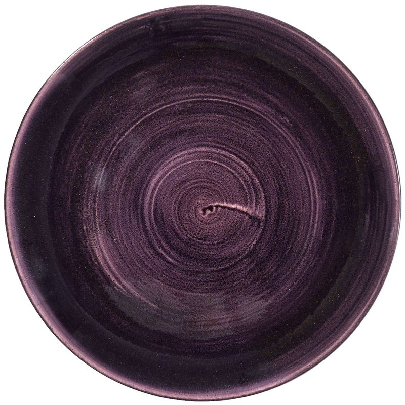 Piatto Piano 16,5 Cm Deep Purple Stonecast Patina - Churchill