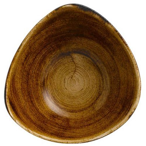 Ciotola Triangolare 18,5 Cm Stonecast Patina Vintage Copper - Churchill