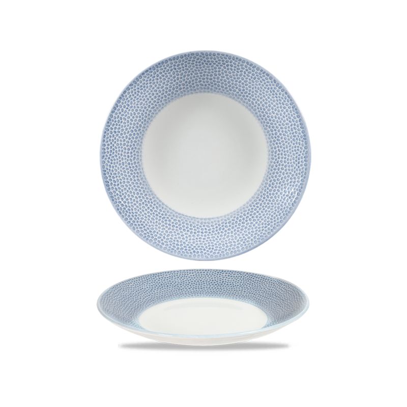 Piatto Fondo 28,1 Cm Isla Spinwash Ocean Blue - Churchill