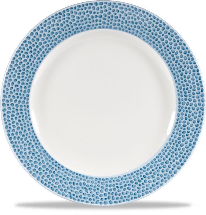 Piatto Piano 30,5 Cm Isla Spinwash Ocean Blue - Churchill