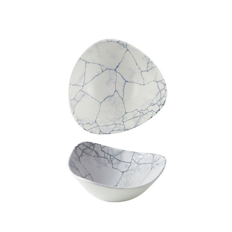Ciotola Triangolare 18,5 Cm Studio Prints Kintsugi Pearl Grey - Churchill