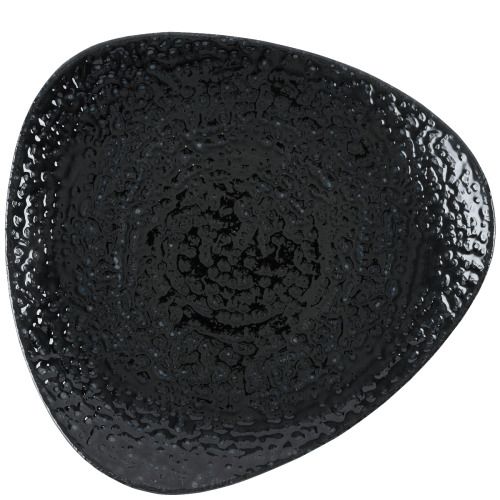 Piatto Triangolare 28,5 Cm Studio Prints Homespun Chroma Carbon - Churchill