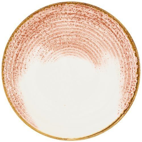 Piatto Piano 26 Cm Studio Prints Homespun Accents Coral - Churchill
