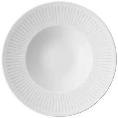 Piatto Fondo Falda Larga 24 Cm Inked Collection Era Grey - Churchill