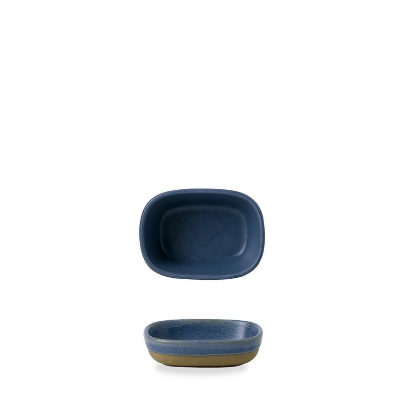 Piatto Rettangolare 12 X 9 X 3,3 Cm Emerge Oslo Blue - Churchill