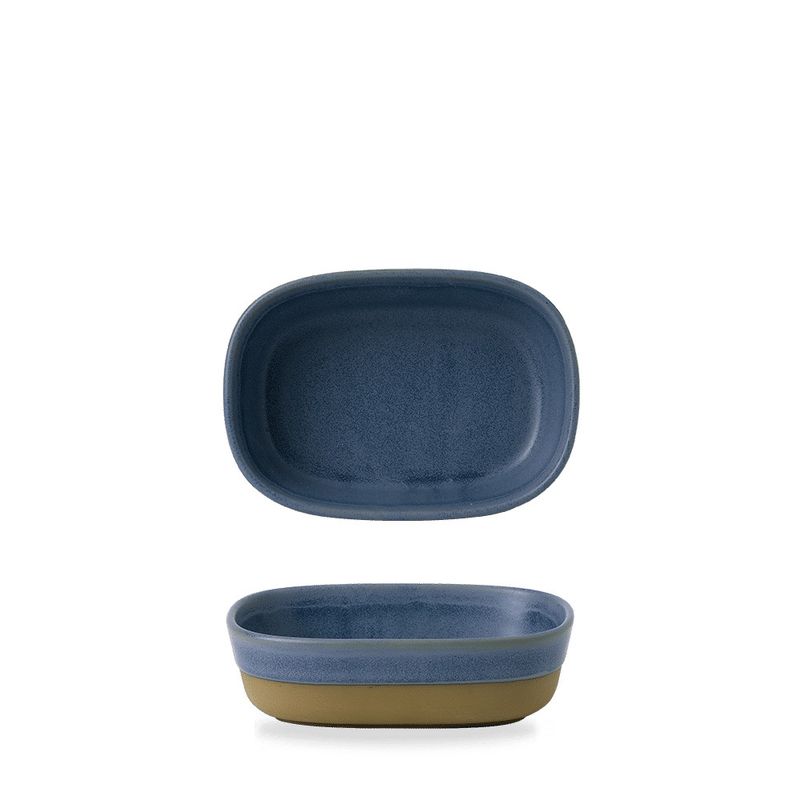 Piatto Fondo 17,3 X 11,9 X 5 Cm Emerge Oslo Blue - Churchill